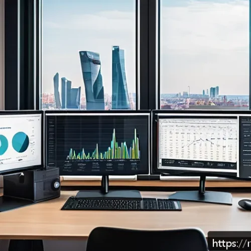 통계분석 프로젝트를 위한 기초 데이터 셋 - A detailed digital illustration of a modern data analyst's workspace focused on open data sources fo...